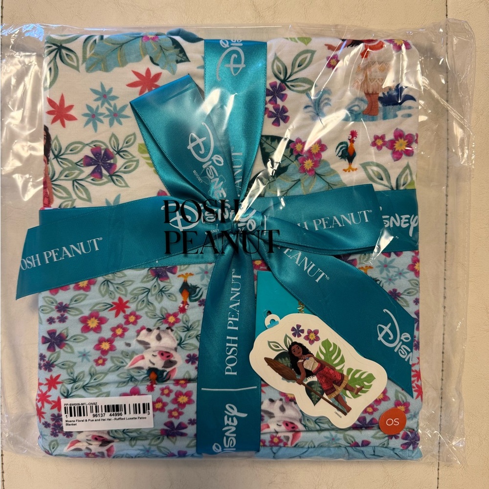Posh Peanut Disney Moana Floral Ruffled Luxette Patoo